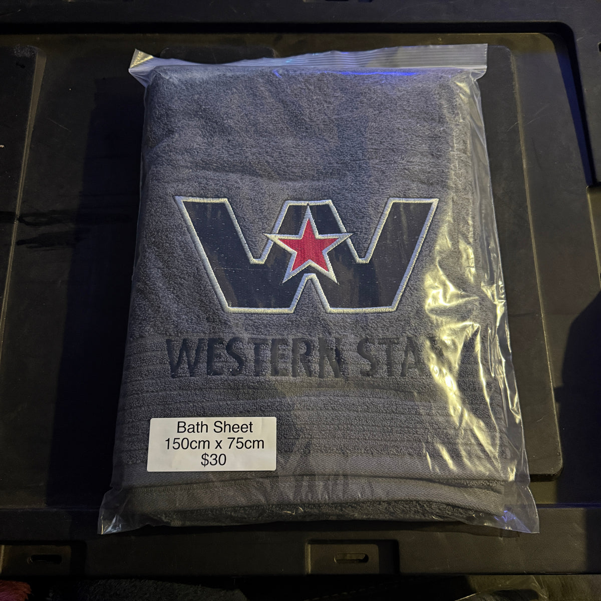 Western Star 3 logo truck bath sheet SALE