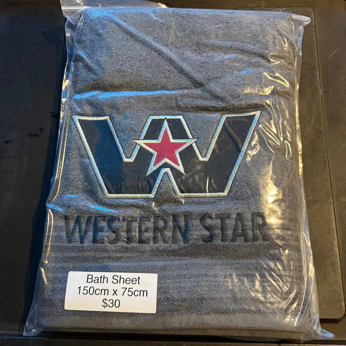 Western Star 1 logo truck bath sheet SALE
