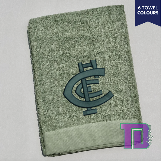Carlton AFL State of Origin Embroidered Bath Sheet Towel