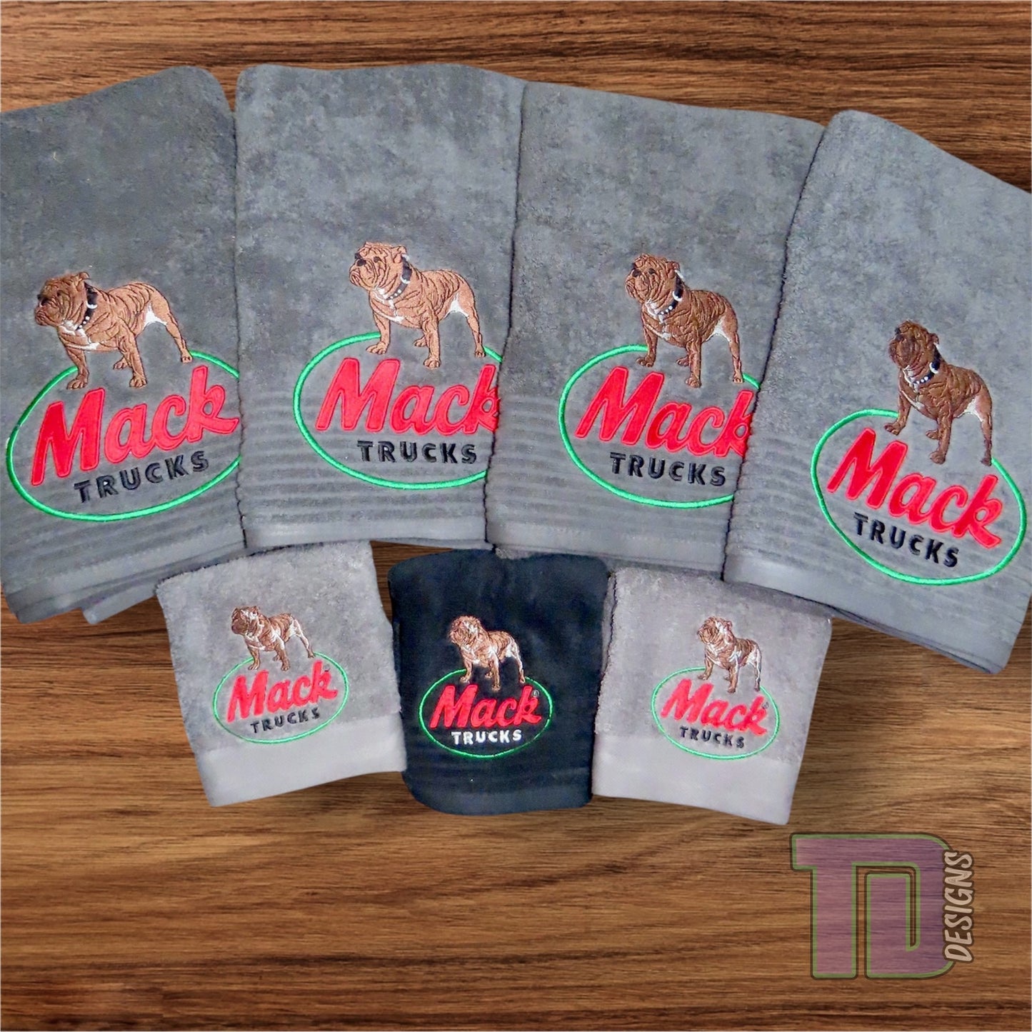 Pair of Embroidered Hand Towels