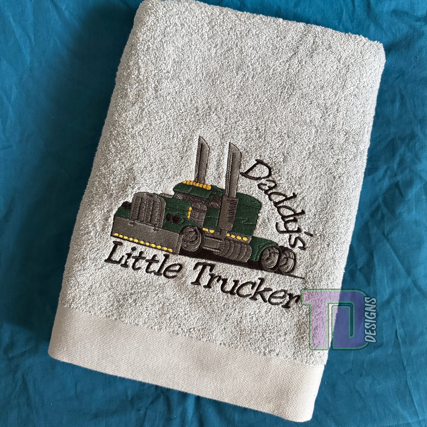 Ready to go - Daddys little trucker