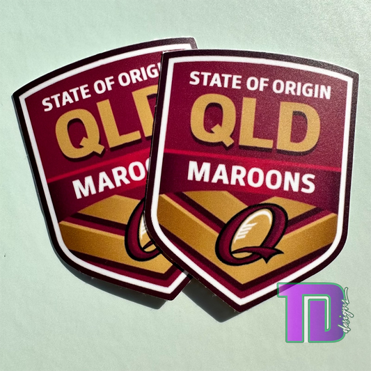 QLD Shield State of Origin Rugby decal sticker