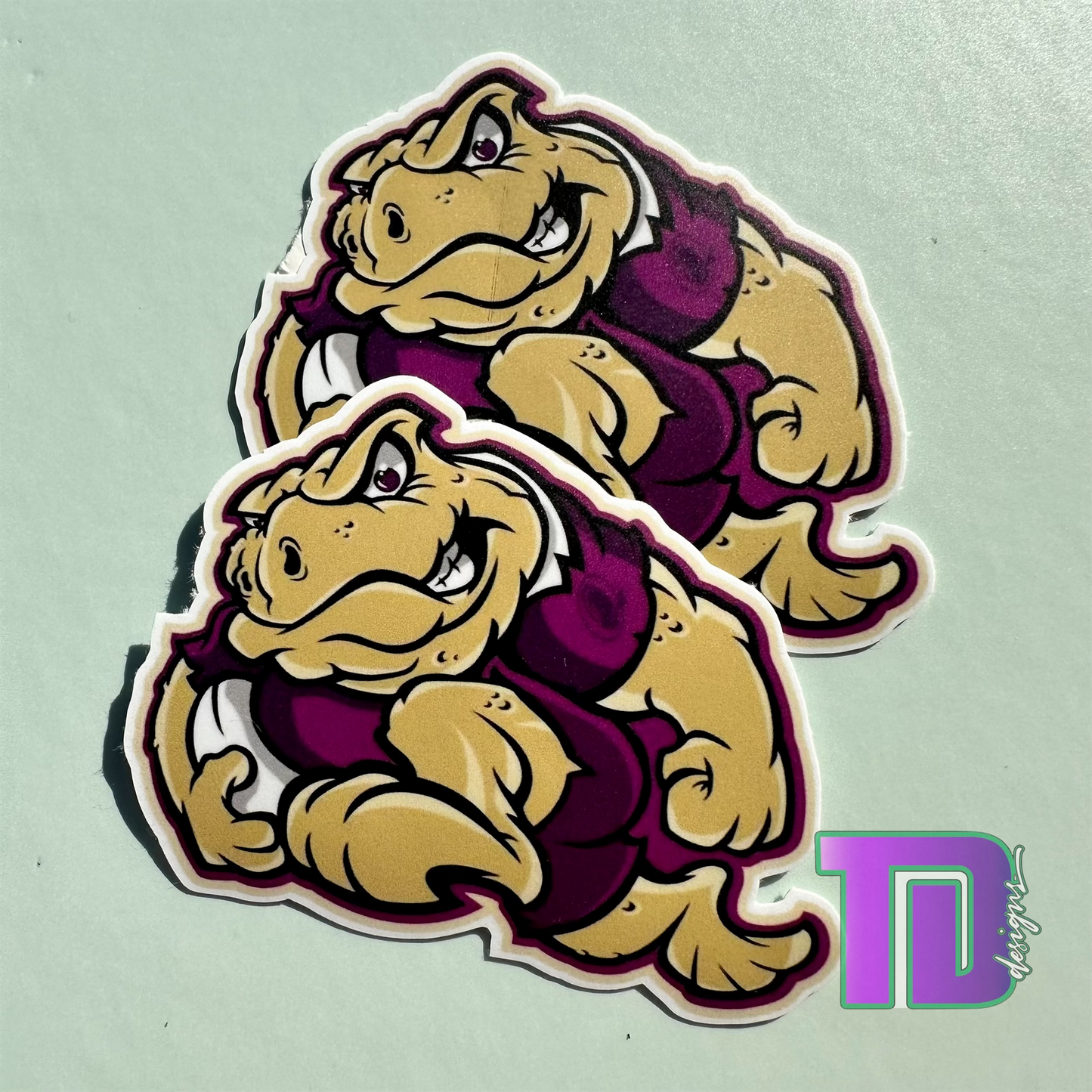 Toad QLDER State of Origin Rugby decal sticker