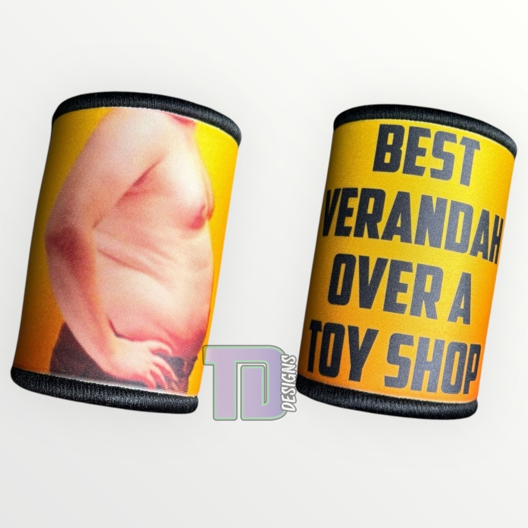 Best verandah over the toy show beer belly stubby holder