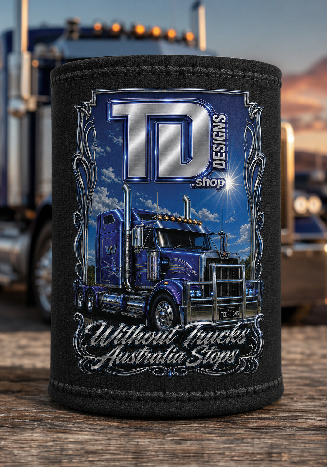 Stubby holder Kenworth Western Star Truck