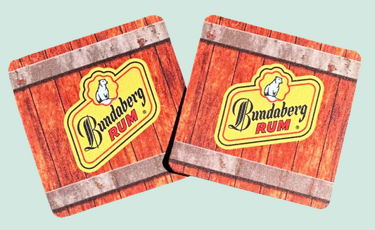 Bundaberg Bundy Rum drink coasters
