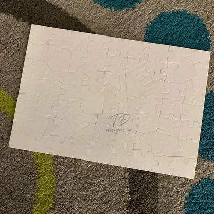 Personalised photo jigsaw puzzle