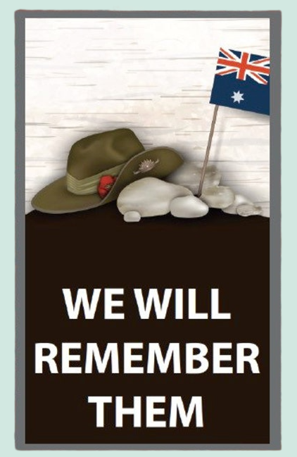 ANZAC we will Remember them decal sticker