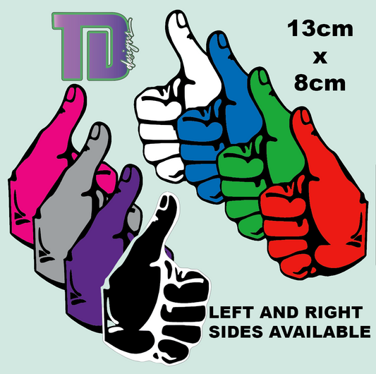 Thumbs up decal sticker