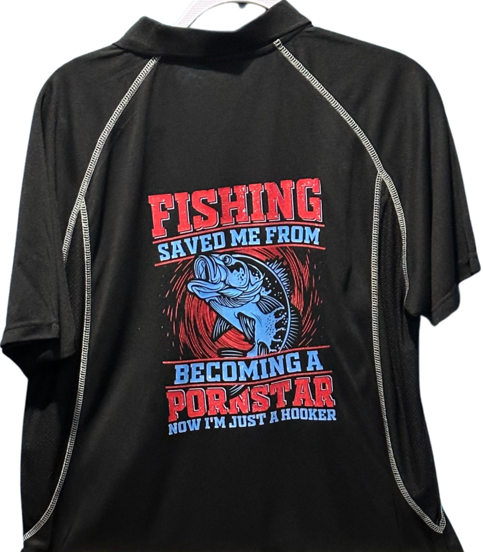large polo shirt fishing saved me from becoming a porn star now im