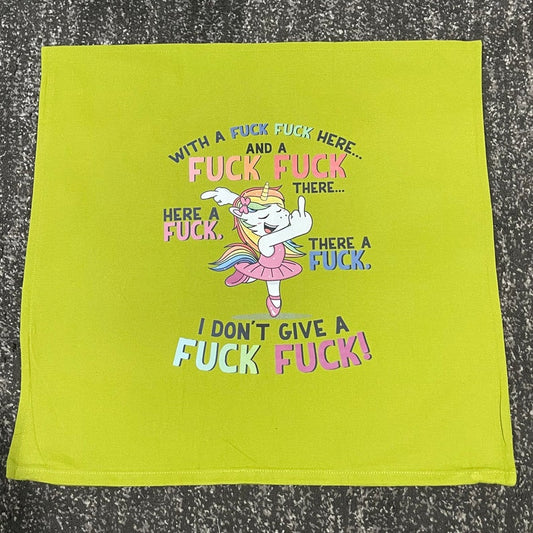 Fuck fuck unicorn cushion pillow cover case image 1