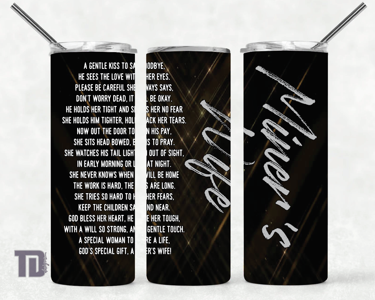 Miners wife prayer mining coal Tumbler