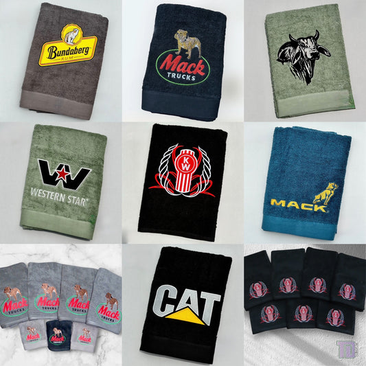 Pair of Embroidered Hand Towels
