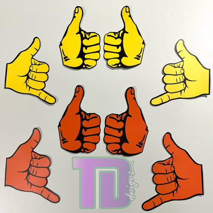 Thumbs up decal sticker