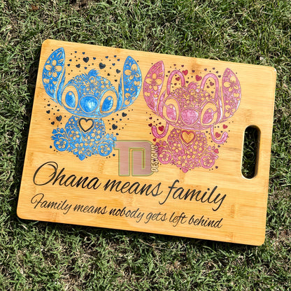Stitch and Angel epoxy serving charcuterie chopping board