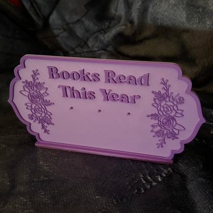 Books read this year tracker