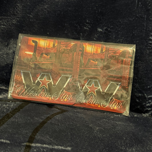 Western Star truck drink coasters