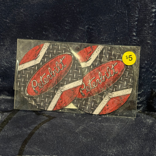 Peterbilt truck drink coasters