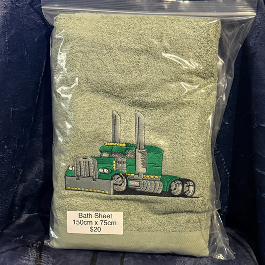Cool truck bath sheet