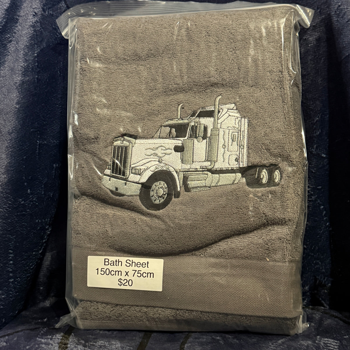 White 9oh kenworth bath sheet 2