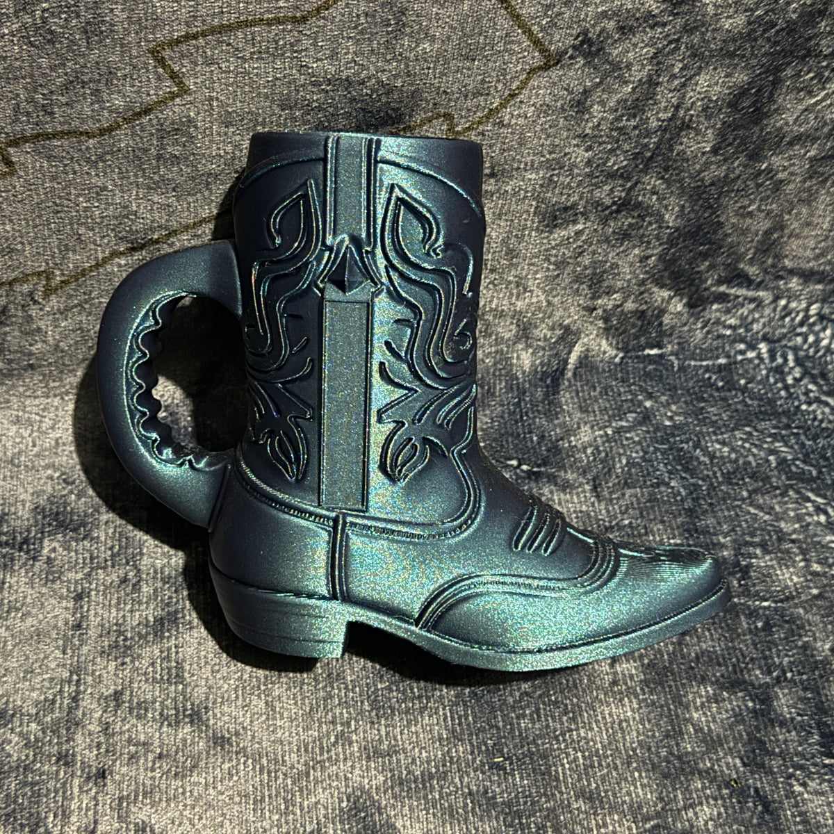Cowgirl boot can holder