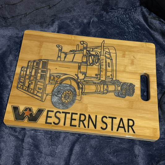 Western Star Truck chopping board