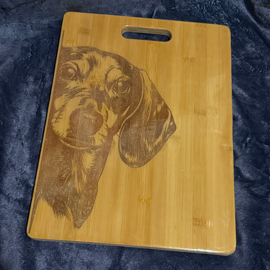 Dachshund chopping board