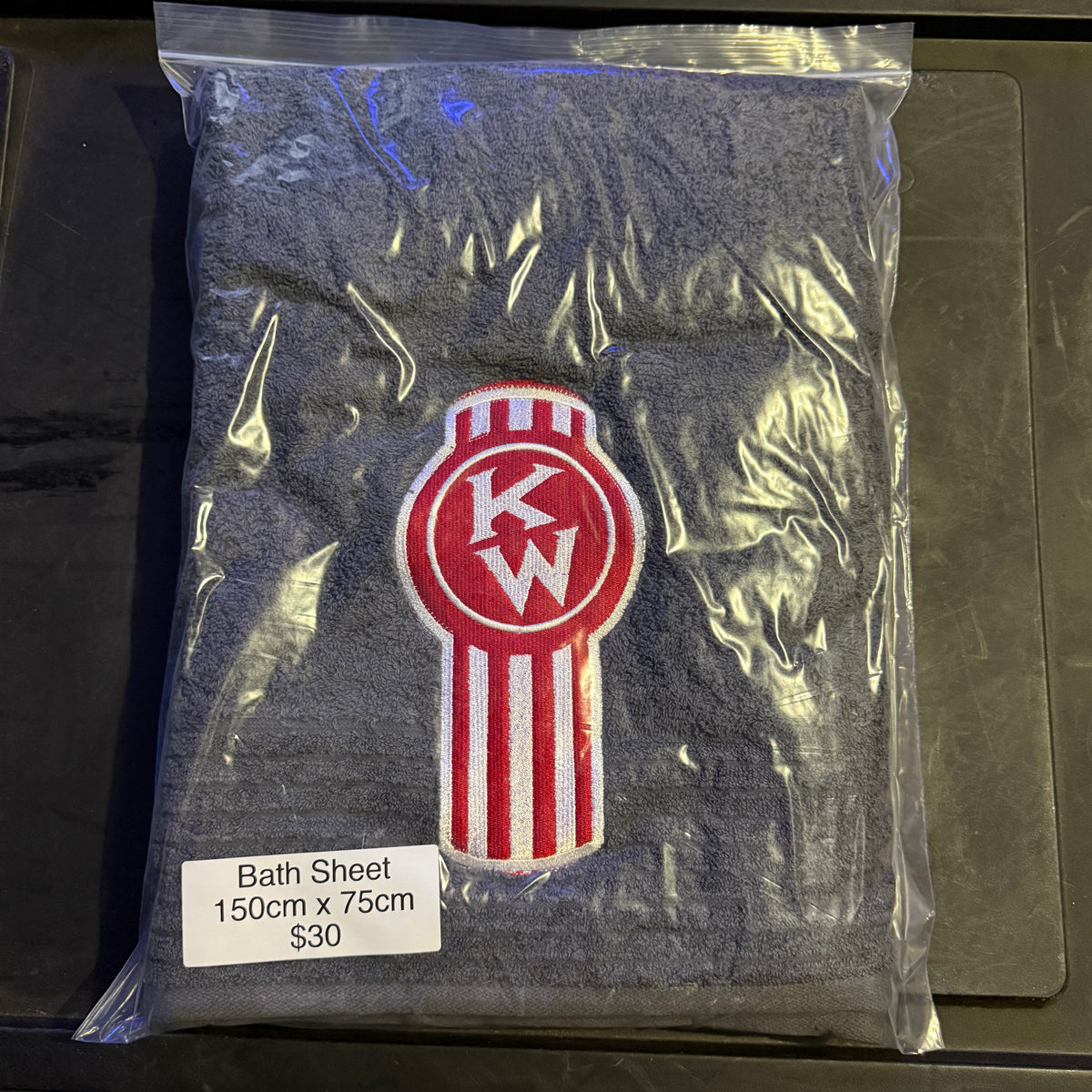 Kenworth Old skool  logo truck bath sheet SALE