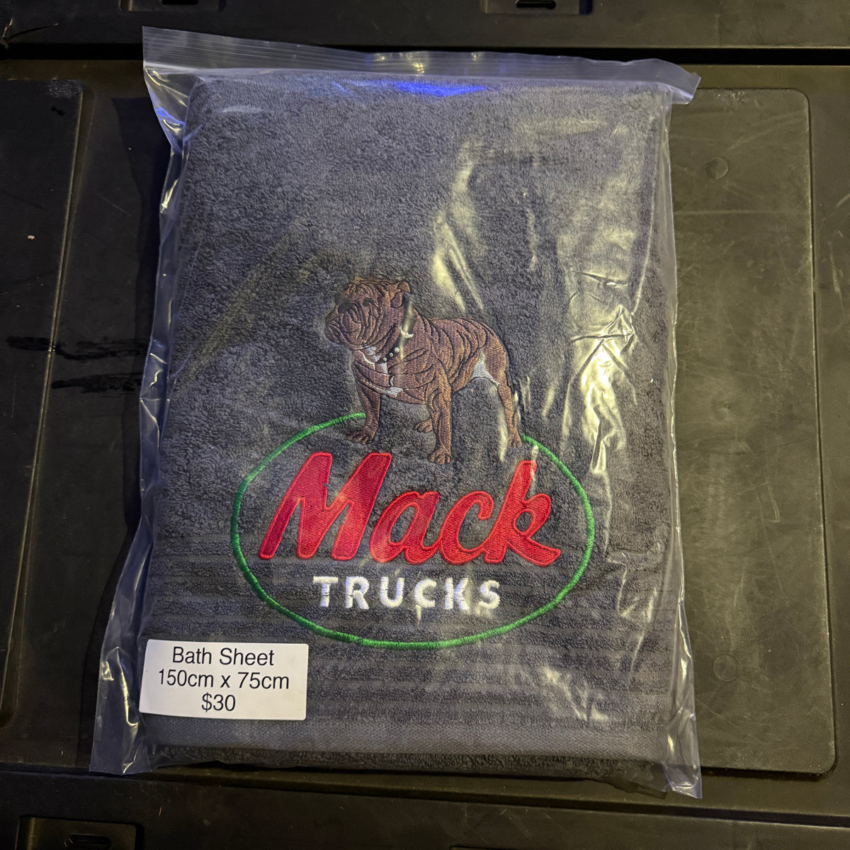 Mack Heritage logo truck bath sheet SALE