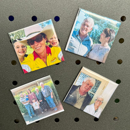 50x50mm Custom Personalised Photo Magnets