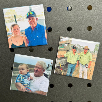 50x50mm Custom Personalised Photo Magnets