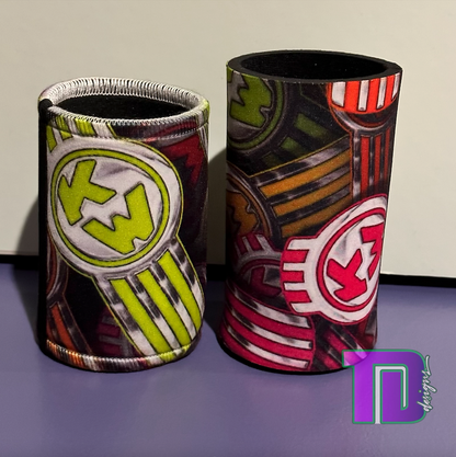 Colourful Kenworth logo stubby holder