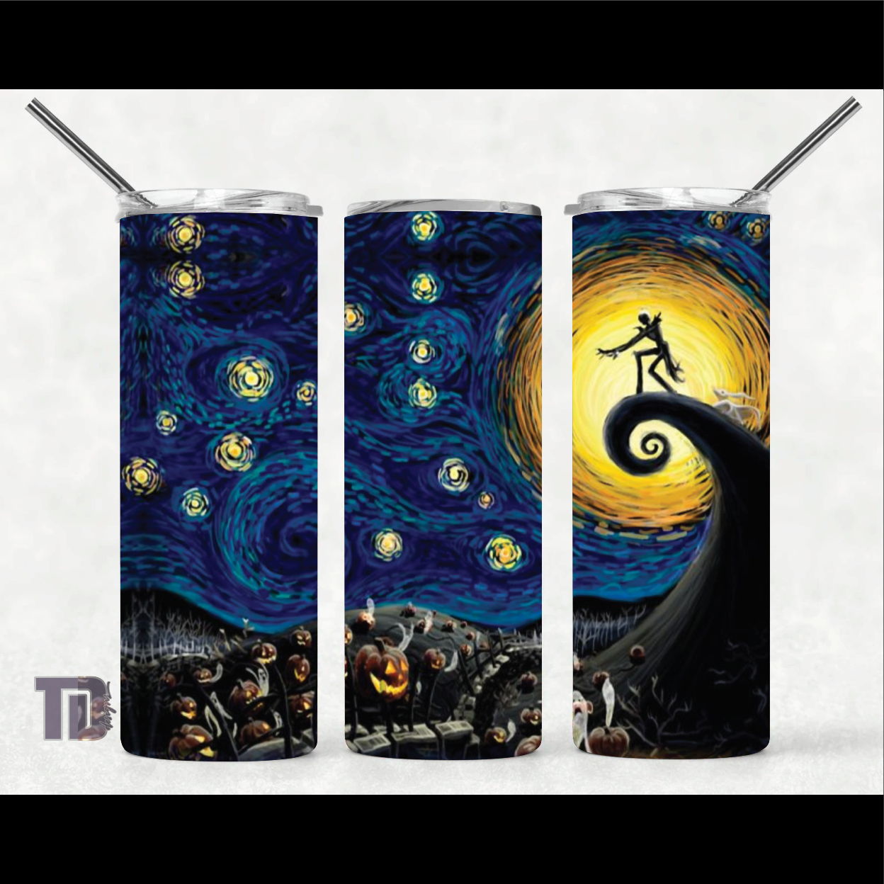 Nightmare before christmas jack skellington hill Tumbler