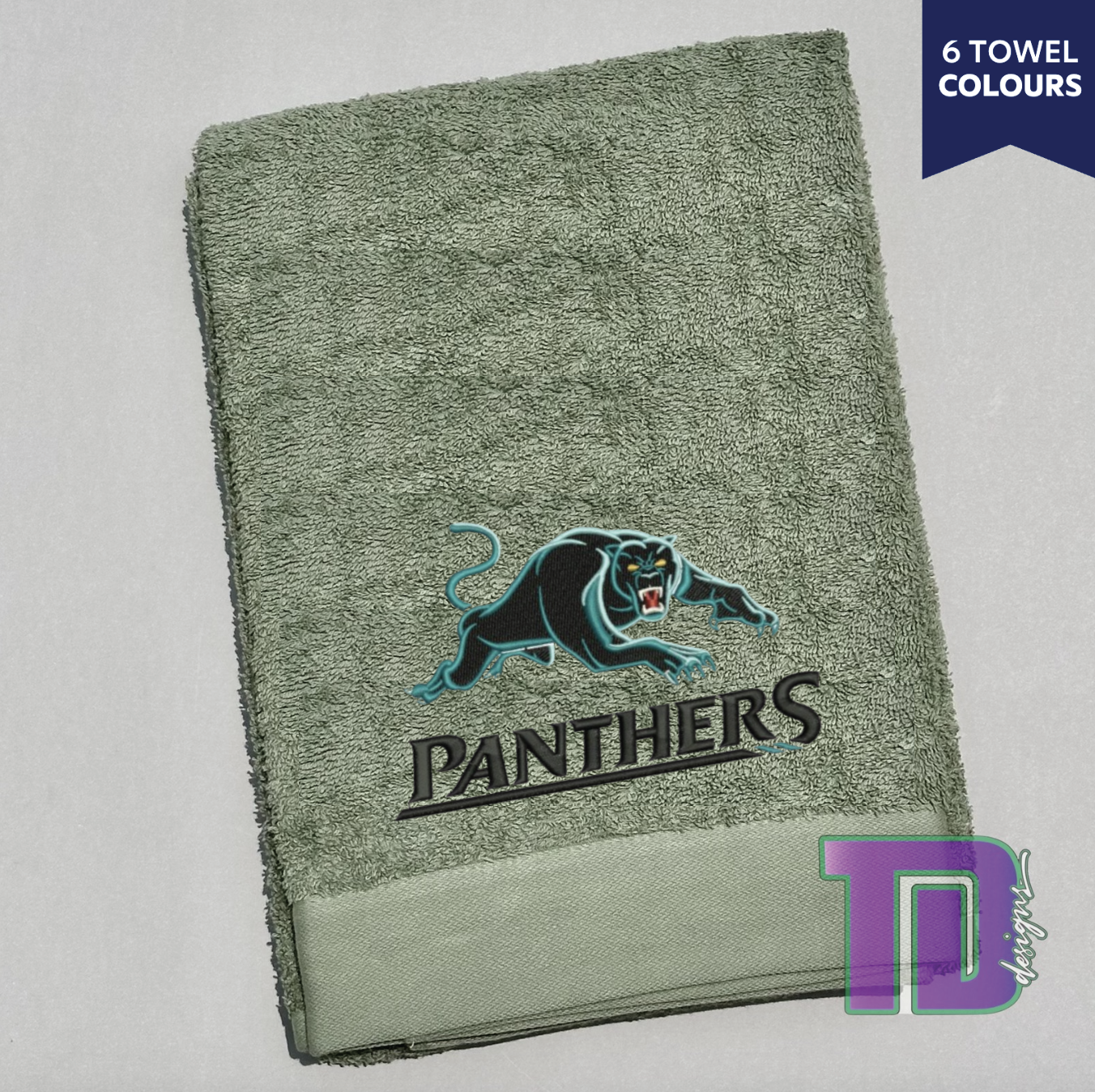 Penrith Panthers NRL Embroidered Bath Sheet Towel