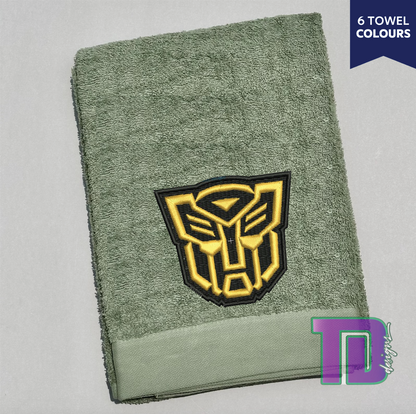 Transformers Embroidered Bath Sheet Towel