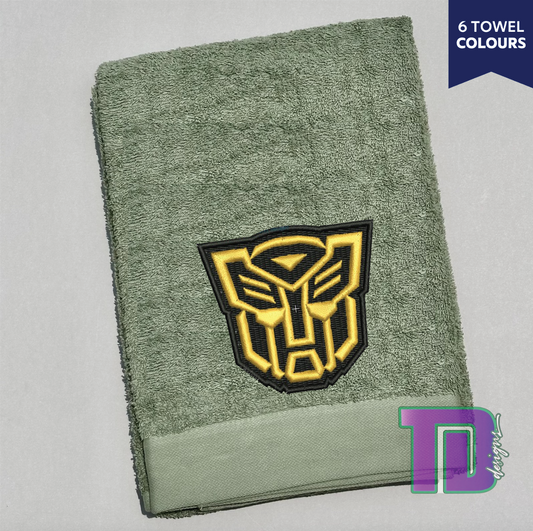 Transformers Embroidered Bath Sheet Towel