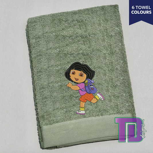 Dora the Explorer Embroidered Bath Sheet Towel