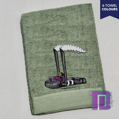 Cool kool truck Embroidered Bath Sheet Towel