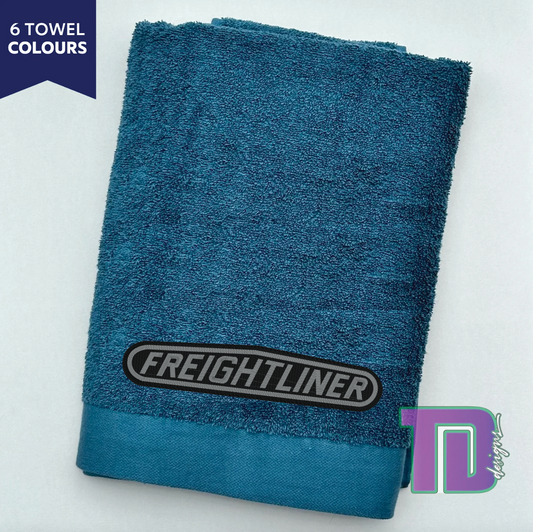 Freightliner truck Embroidered Bath Sheet Towel