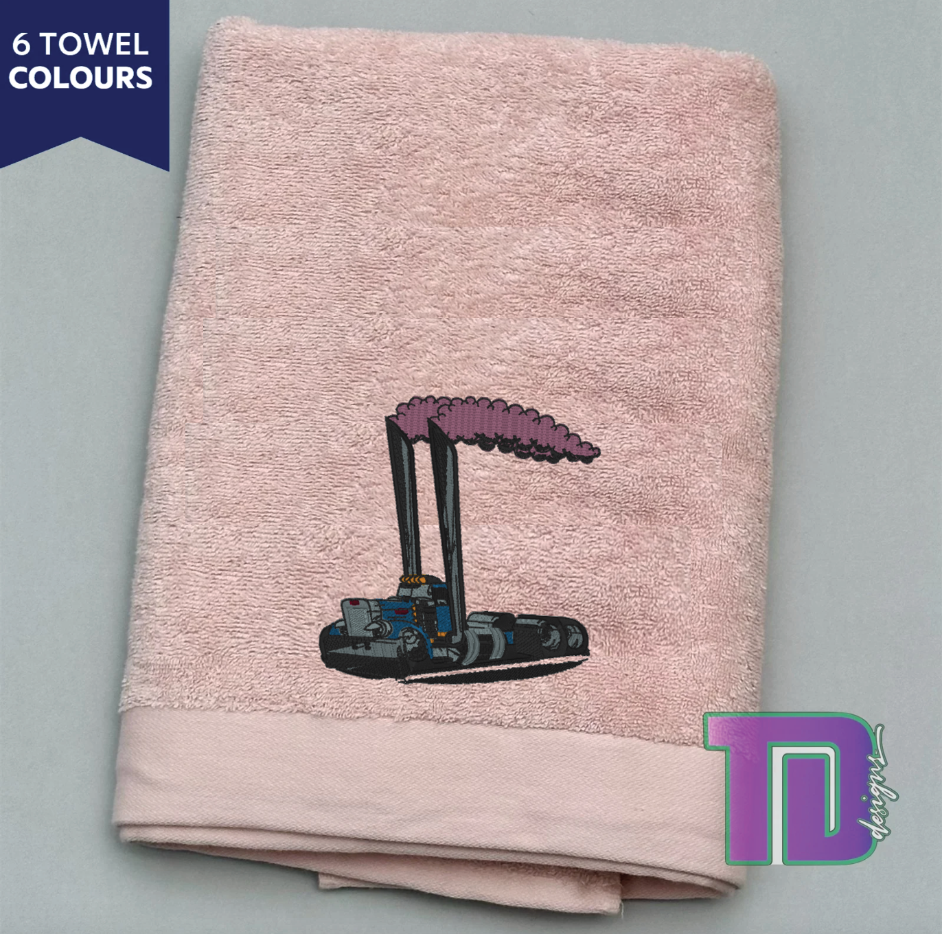 Cool kool truck Embroidered Bath Sheet Towel