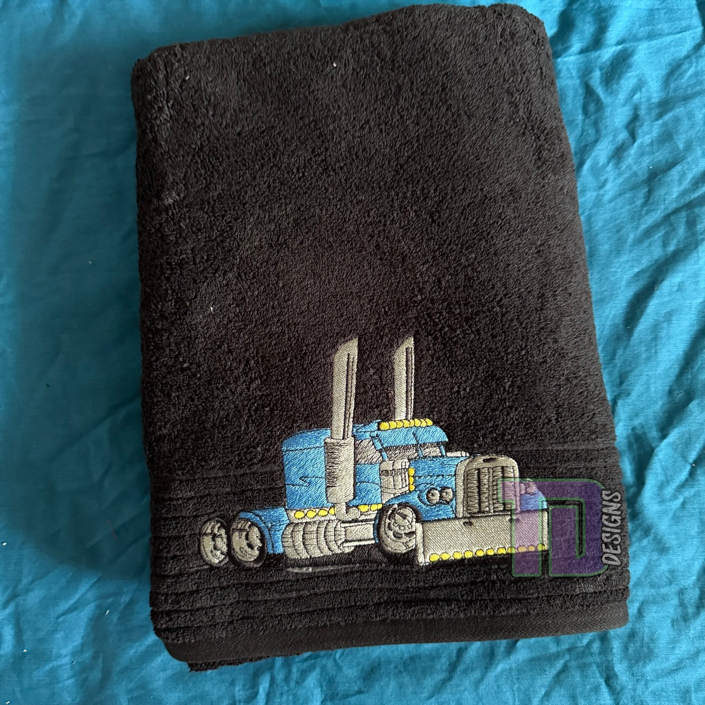 Ready to go - blue cool truck