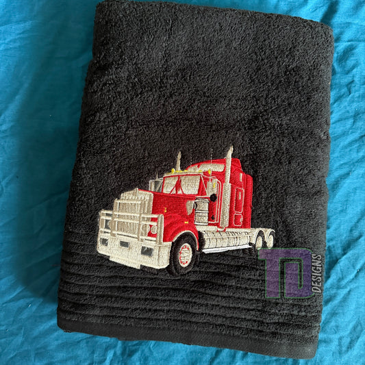 Ready to go - red truck