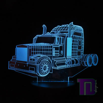 Truck Prime Mover 3D LED night light