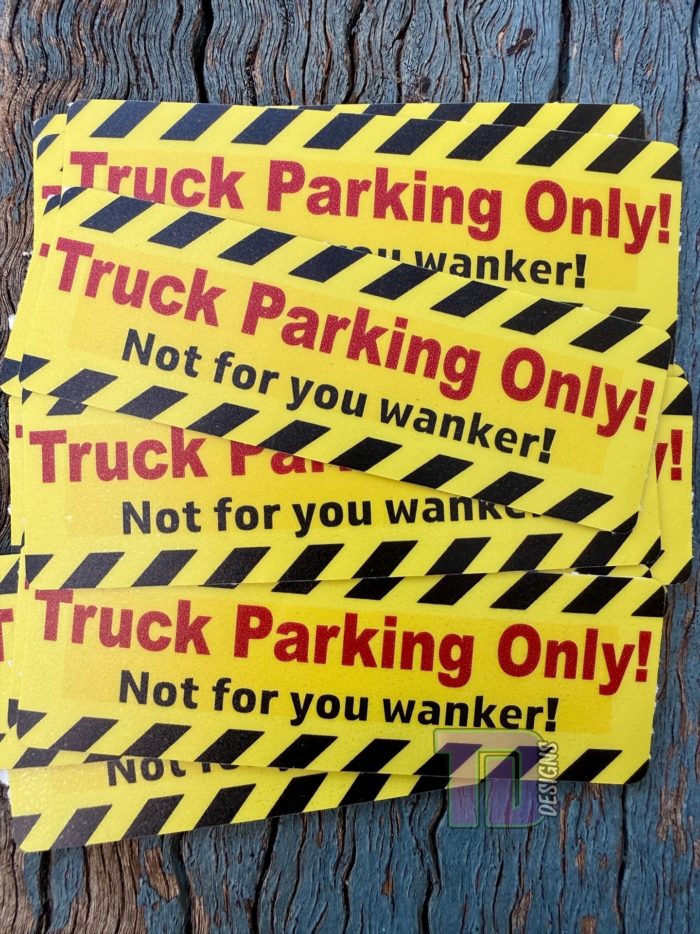Truck Parking Only sticker - 10 pack