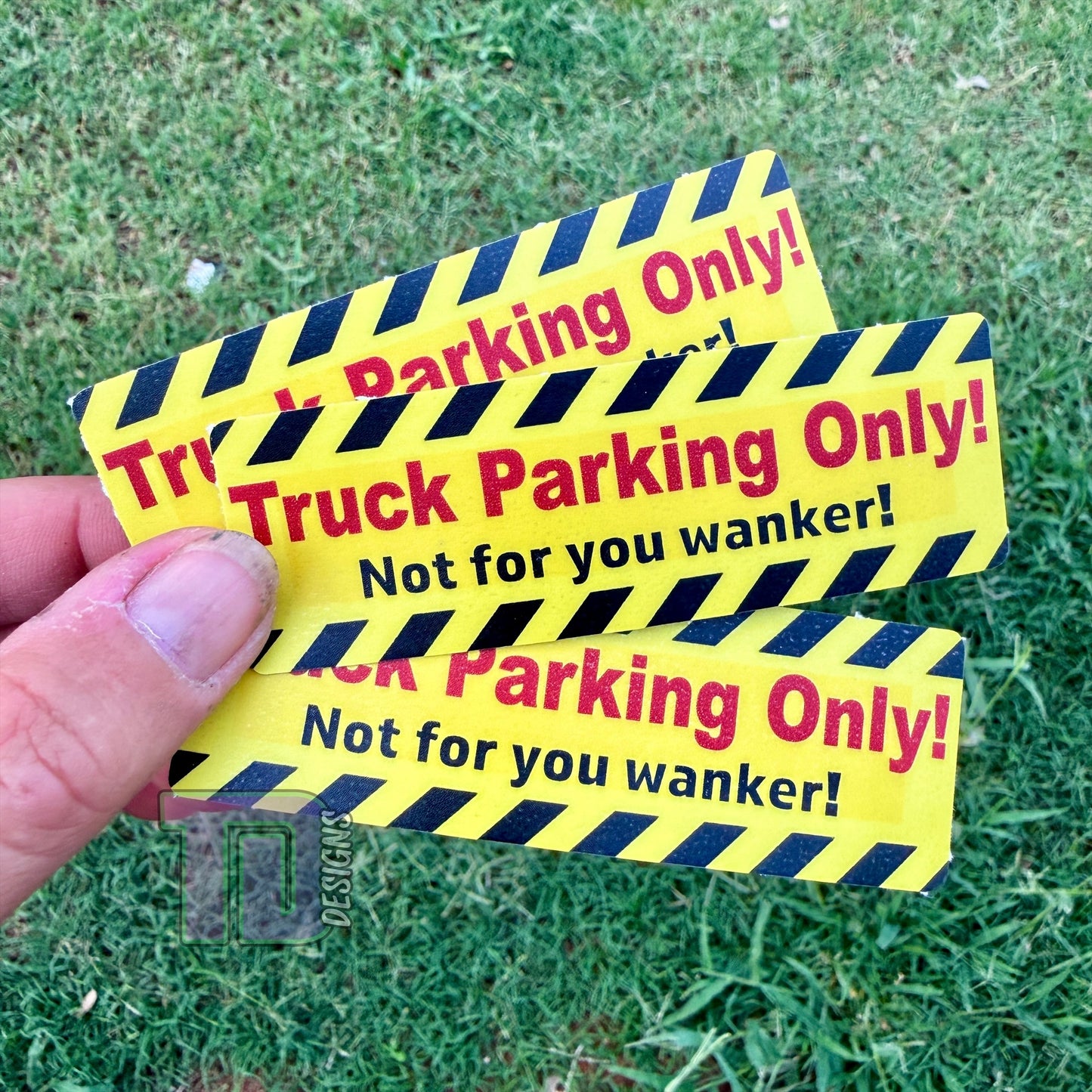Truck Parking Only sticker - 10 pack