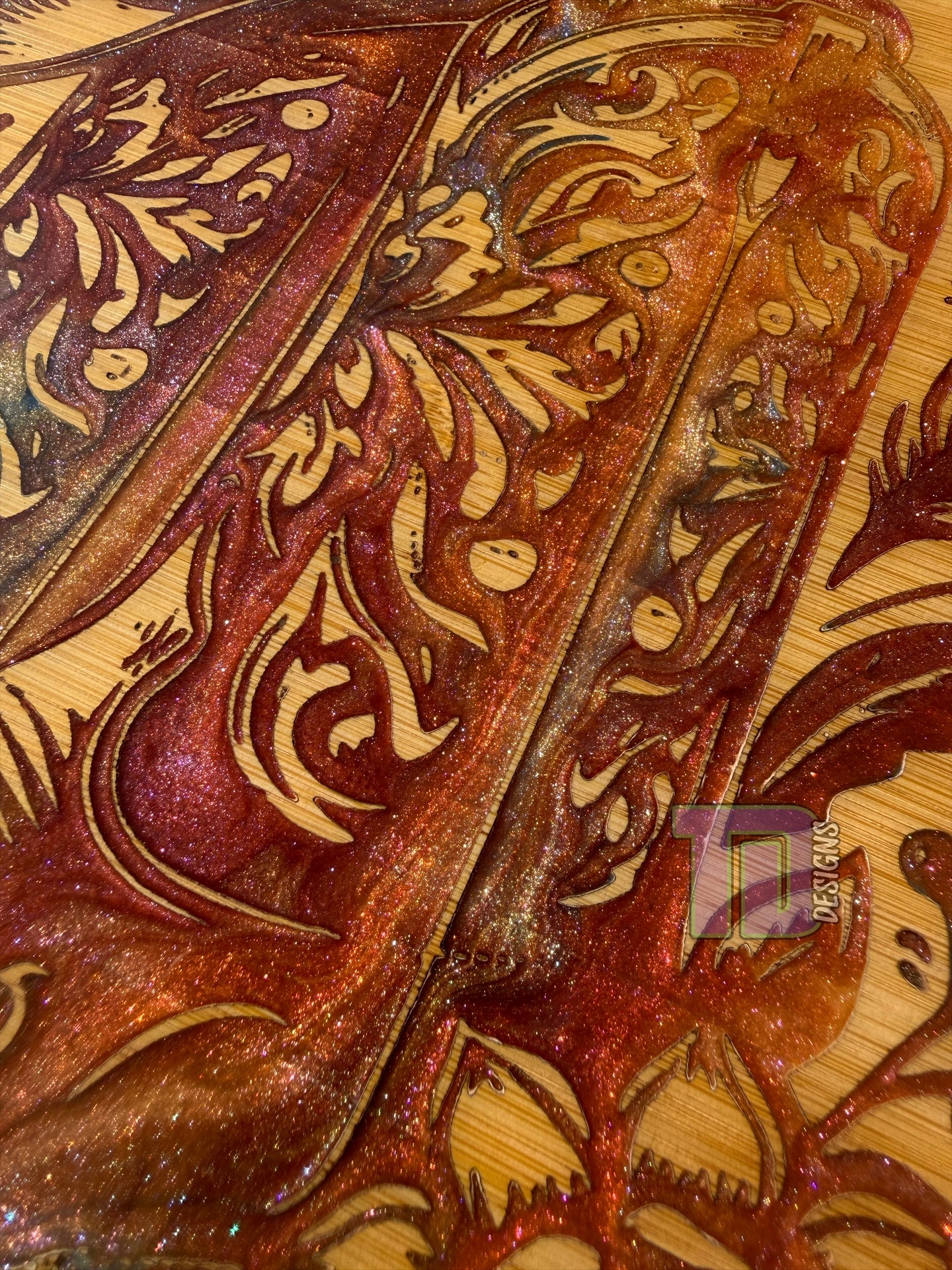 cowgirl cowboy boots hat country epoxy serving chopping board