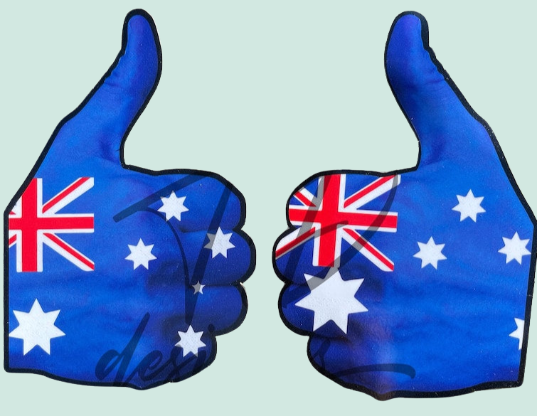 Australian Flag Aussie Flag Blue Thumbs up Ute Truck Car Decal – TD designs