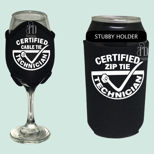 zip cable tie technician Stubby holder