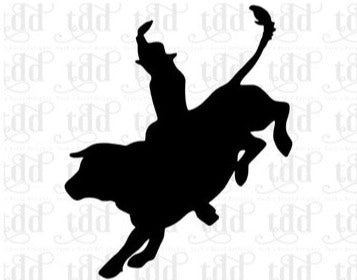 Bull Rider decal sticker