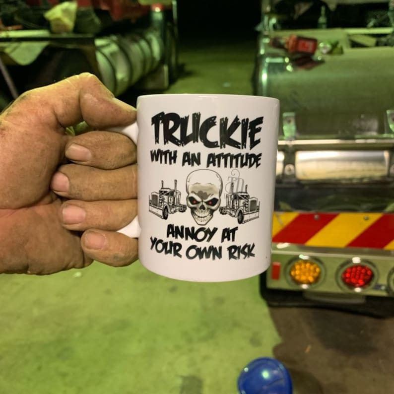 Truckie with an attitude Annoy at your own risk  truck  image 2